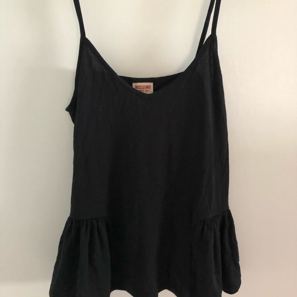 Black tank top